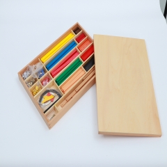 Montessori primary school teaching aids geometry equipmens Geometric Stick Material