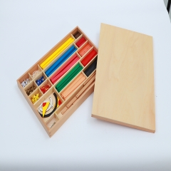 Montessori primary school teaching aids geometry equipmens Geometric Stick Material