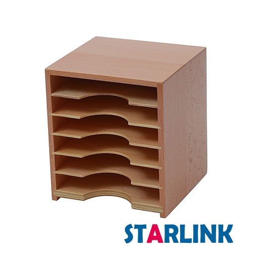 Großhandel benutzerdefinierte Vorschule Lernspielzeug Holz Montessori Spielzeug Geometric Form Card Cabinet