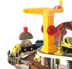 Детский игрушечный рельсовый вагон, электромобиль, игрушки, строительные блоки, детская игровая таблица, имитационная модель поезда