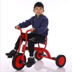 Venda por atacado de brinquedos para jardim de infância Triciclo infantil de assento duplo