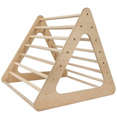 Pickler Triangle Wooden Foldable Climbing Frame Triangle Arch Toddler Gym Transformable Pickler Triangle Indoor Playground