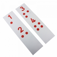 Kids Montessori Math Toys Control Cards For Number Puzzle 1-10 Montessori Materials