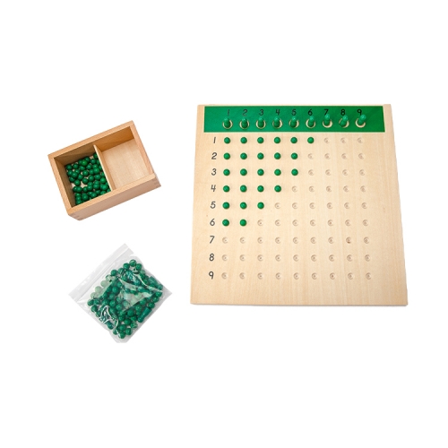 Montessori wooden kids toys for Early Childhood Education Preschool Training Toys Multiplication Bead Board