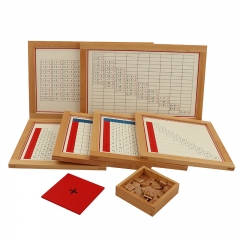 Starlink School Teaching Montessori Mathematics Arithmetic Addition Working Charts Wooden