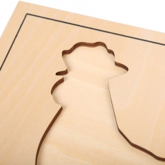 Starlink Montessori Brand Kids Intelligent Hot Sale Wooden Jigsaw Puzzle Rooster Puzzle