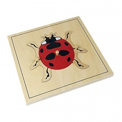 Starlink Biology Education Toys Wood Lacing Toy Montessori Toys Lady Bug Puzzle For Kids