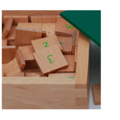Wooden Montessori Mathemathics Educational Toys Subtraction Equations And Sums Box For Kids