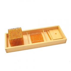 Amazon Teaching Kit Wooden Educational Toy Montessori Introduction To Decimal Quantity With Trays