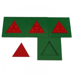 Montessori Metal Insets Kids Math Montessori Toys Metal Triangles