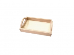 Montessori Educational Wooden Toys Practical Life Materials Montessori Toys Education Preschool Toy Mini Wooden Tray With Handle