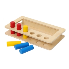 Montessori Material Wooden Toy Montessori Activities For 2 Year Olds Toddler Imbucare Peg Box Children Toy For Kids