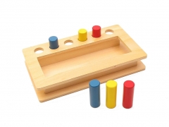 Montessori Material Wooden Toy Montessori Activities For 2 Year Olds Toddler Imbucare Peg Box Children Toy For Kids