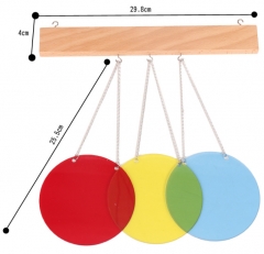 Montessori Teaching Aids Tricolor Disc Group Tricolor Group Early Childhood Teaching Toys montessori jouet en bois