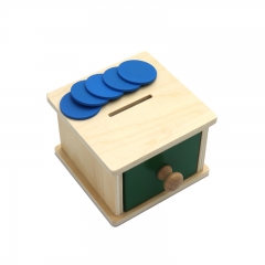 Starlink Wooden Children Montessori Material Culture Educational Toys Infant Coin Box
