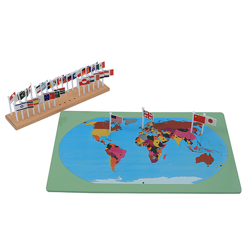 Starlink Hot Selling Product Brain Teaser Geography Montessori Toys Flags Of The World