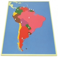 StarLink South America Control Map Labeled Montessori Geography Teaching Equipment