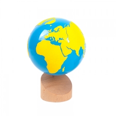 Puzzle World Map Montessori Geography Educational Toys Equipment World Globe Puzzle Map of Land and Ocean