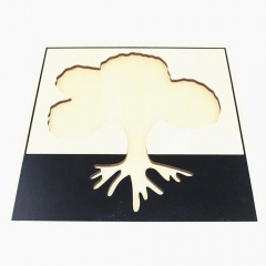 Kids Educational Toys Montessori Materials School Educational Learning Wooden Toys Mdf Tree Puzzle