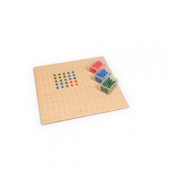 Starlink 2022 Beech Wood Montessori Mathmatic Material Set Square Root Board