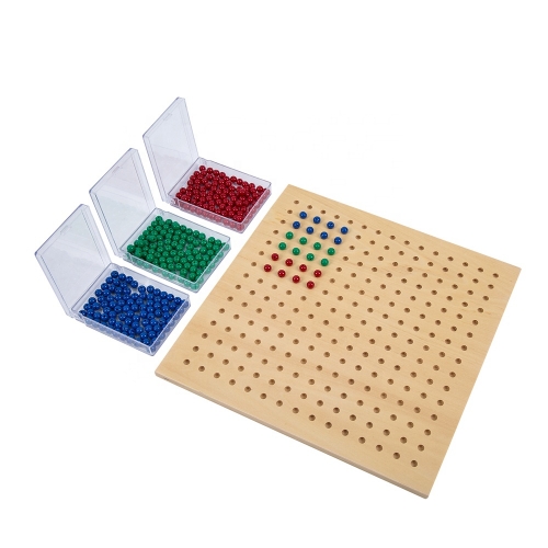 Starlink 2022 Beech Wood Montessori Mathmatic Material Set Square Root Board