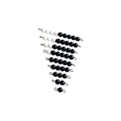 Montessori Black and White Checker Board Beads Math Toys Early Childhood Education Learning Toys
