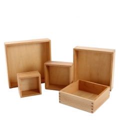 Starlink Baby Early Childhood Montessori Kindergarten Educational Materials Nesting Boxes