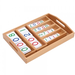 Montessori Wooden Material Educational Teaching Aids Math Tools Super Golden Bead Set