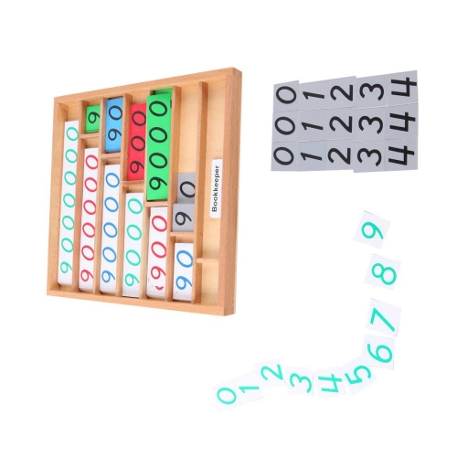 Wholesale Montessori Materials for Preschool Toys Decimal System Mathematics Math Teaching Bank Game