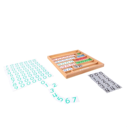 High Quality Children Beech Wooden Montessori Mathematic Educational Toys Bank Game