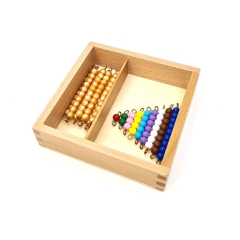 Montessori Wooden Box for Teen Board Math Material for Kids Early Educational Toy