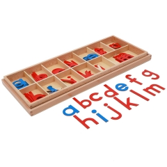 StarLink Montessori Materials Montessori Teaching Aids Wood Large lowercase Movable Alphabet Letters