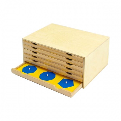 Starlink Factory Sale Montessori Wooden Kids Sensorial Geometric Cabinet Montessori Toys