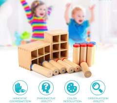 Wooden Montessori Children Educational Toys Sound Box Montessori Toys For Kids