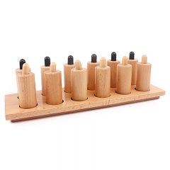 Baby Wooden Intelligence Toys Education Wooden Educational Montessori Pressure Cylinders