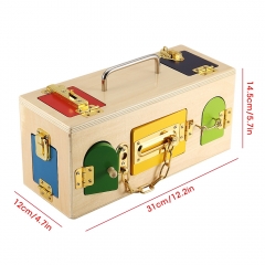 StarLink baby wooden Practical Life montessori set Montessori material toys Lock Box Montessori