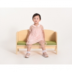 Montessori Preschool Furniture Daycare Kindergarten Sofa Chair Wooden Childcare Nursery Classroom Wooden Chair For Kids