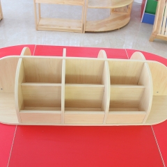 Educational Toys Montessori Furniture School Wooden Kids Toy Storage Cabinet