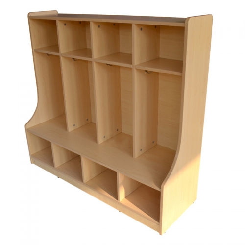 Starlink Classroom Wooden Kids Wardrobe Furniture Cabinet Storage Organizer For Kids Cloth And Bag