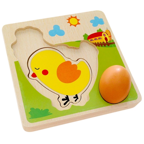 Puzzle Baby Wooden Toys Kindergarten Montessori Early Education Toy Chicken Growth Toys Montessori Spielzeug