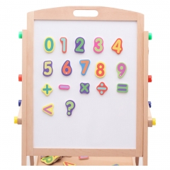 High Quality Kids Wooden Easel Toy Drawing Writing Easel Wood Activity Easel Board For Kids