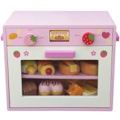 Pretend Children Play House Toys Kids Play Kitchen Set Simulation Wooden Oven Kitchen Play Toys