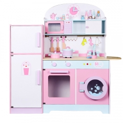 Starlink How Sale Pretend Play Toys Kitchen Playhouse Toys Wood Kitchen Role Play Refrigerator Toy