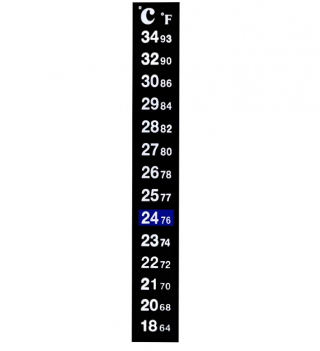 ST-1834 LCD Sticker thermometer temperature range 18-34C