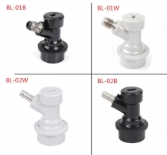 Homebrew Beer Keg Connector Dispenser Ball Lock Keg Disconnect Liquid / Gas Connectors 1/4'' For Ball Lock Keg Swivel Nut Tools