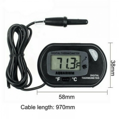 AT-03 Aquarium Fish Tank Thermometer LCD Digital Display -50°C~+70°C