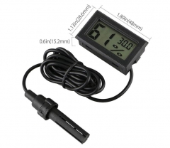 DT-202 Digital Thermometer Hygrometer Mini LCD Humidity Meter 10%RH-99%RH, -50 ~+70C