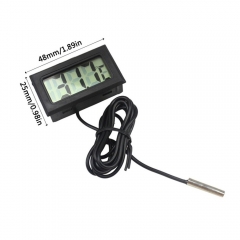 DT-201 Aquarium thermometer Digital LCD Display with Sensor Range -50 ° C -110 ° C