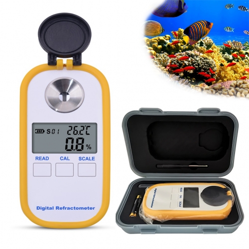 DR-202 0-100‰ salinity 1.000-1.070SG Digital Refractometer for sea water salinity antifreeze