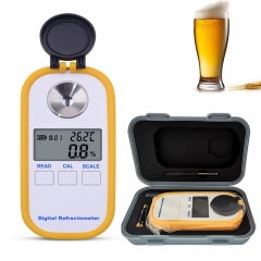 DR-402 Digital Beer Refractometer Brix 0-50% Specific Gravity 1.000-1.130SG LCD Display for homebrew